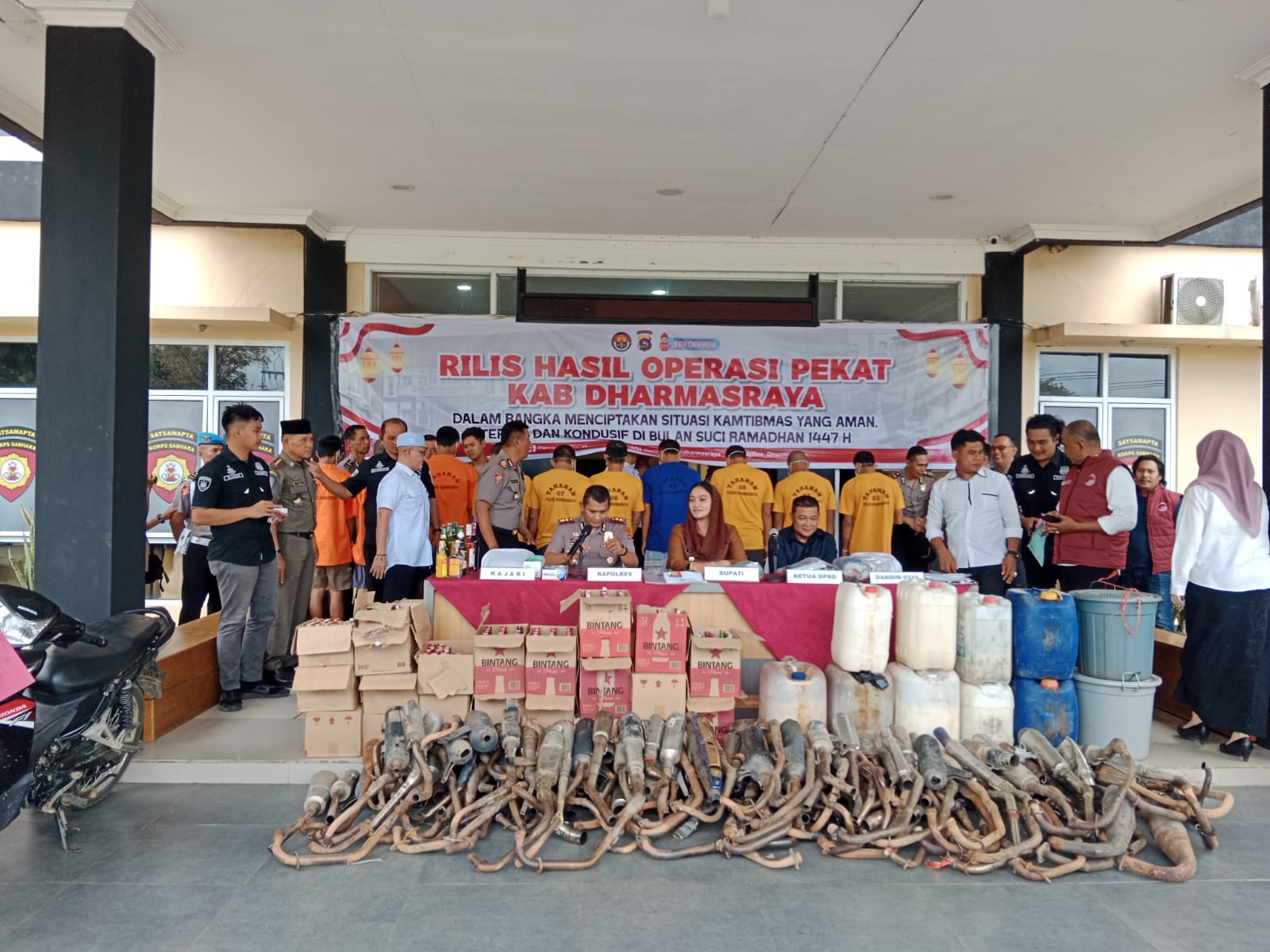 Bupati Annisa Apresiasi Keberhasilan Polres Dharmasraya 